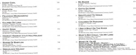 Boney M. - Platin Edition. The Hits Of Boney M. (2011)
