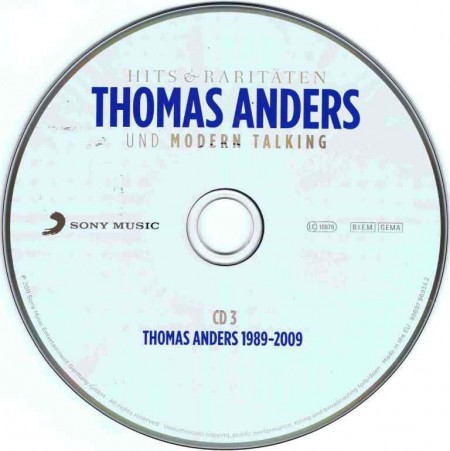 Thomas Anders Und Modern Talking - Hits & Raritaten (3 CD Boxset, 2011)