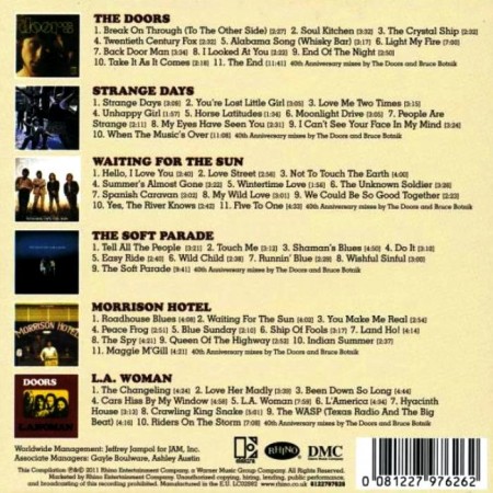 The Doors - A Collection 40th Anniversary Mixes (6 CD, 2011) The Doors - A Collection 40th Anniversary Mixes (6 CD, 2011)