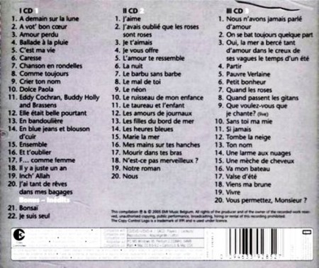 Salvatore Adamo - Platinum Collection (3 CD, 2005)