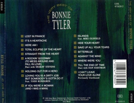 Bonnie Tyler - The Very Best Of (1993)
