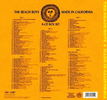 The Beach Boys - Made In California 1962-2012 (6-CD Box Set, 2013)